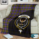 Clan Carnegie Ancient Tartan Crest Blanket Wave Style XT51 Clan Carnegie Tartan Today